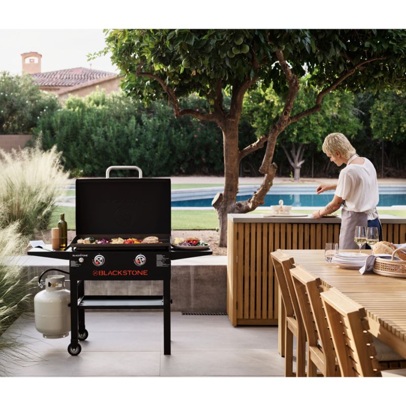 Batten Double Teak Outdoor Kitchen Cabinet Set - image 3 of 9