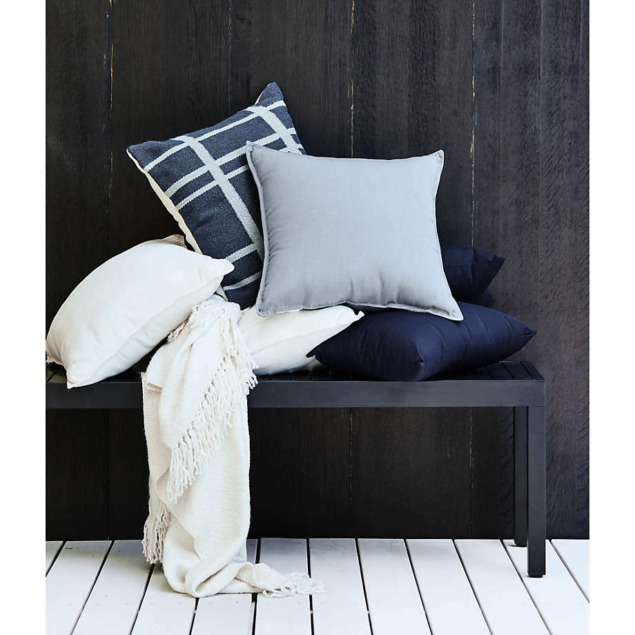 Navy lumbar outdoor pillow hotsell