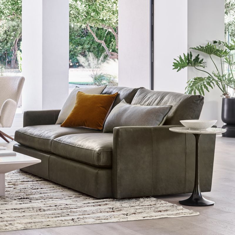 Lounge Deep 93" Leather Sofa - image 4 of 10