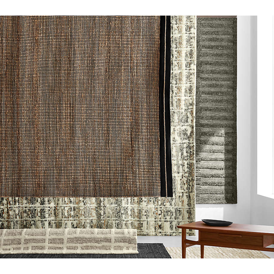 Cannet Wool Shag Espresso Brown Area Rug 10'x14' + Reviews | Crate 