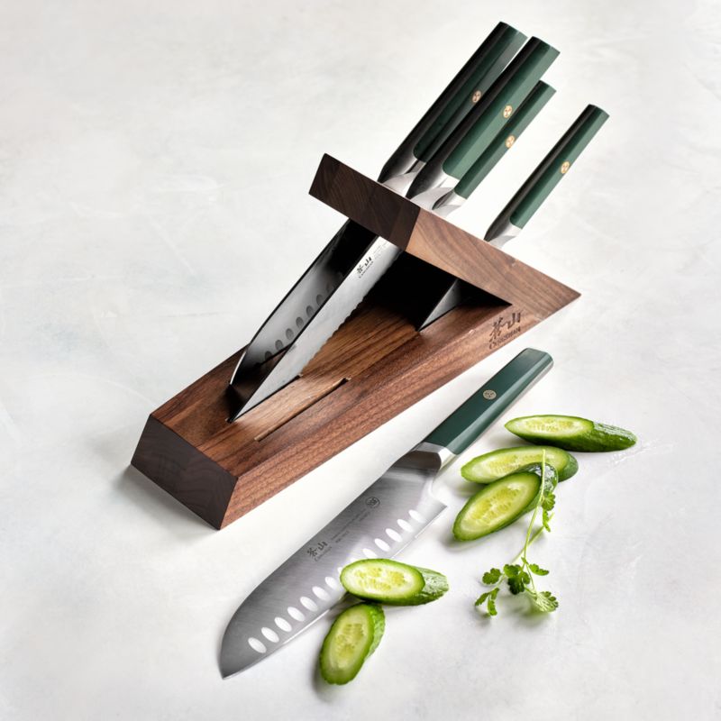 Cangshan Everest Cypress Green 6-Piece Knife Block Set - image 1 of 4