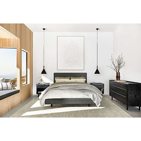 Tate King Upholstered Bed 38"