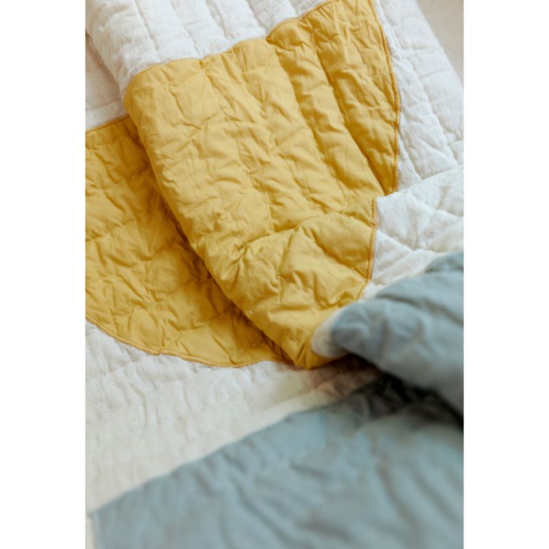 Geo-Dino Reversible Baby Crib Quilt - image 5 of 12