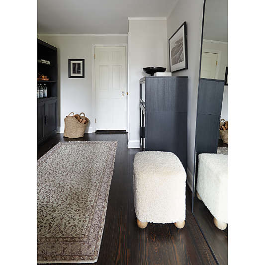 Calypso 36" Black Wood Modular Glass Door Bookcase
