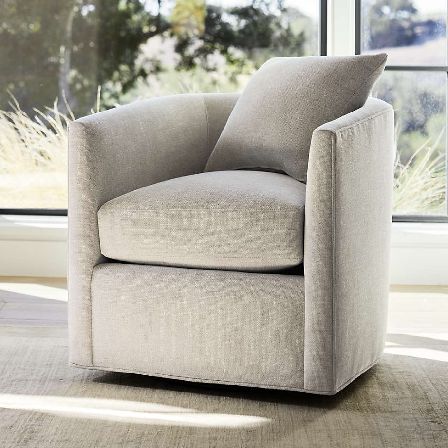 Drew Small Swivel Accent Chair + Reviews