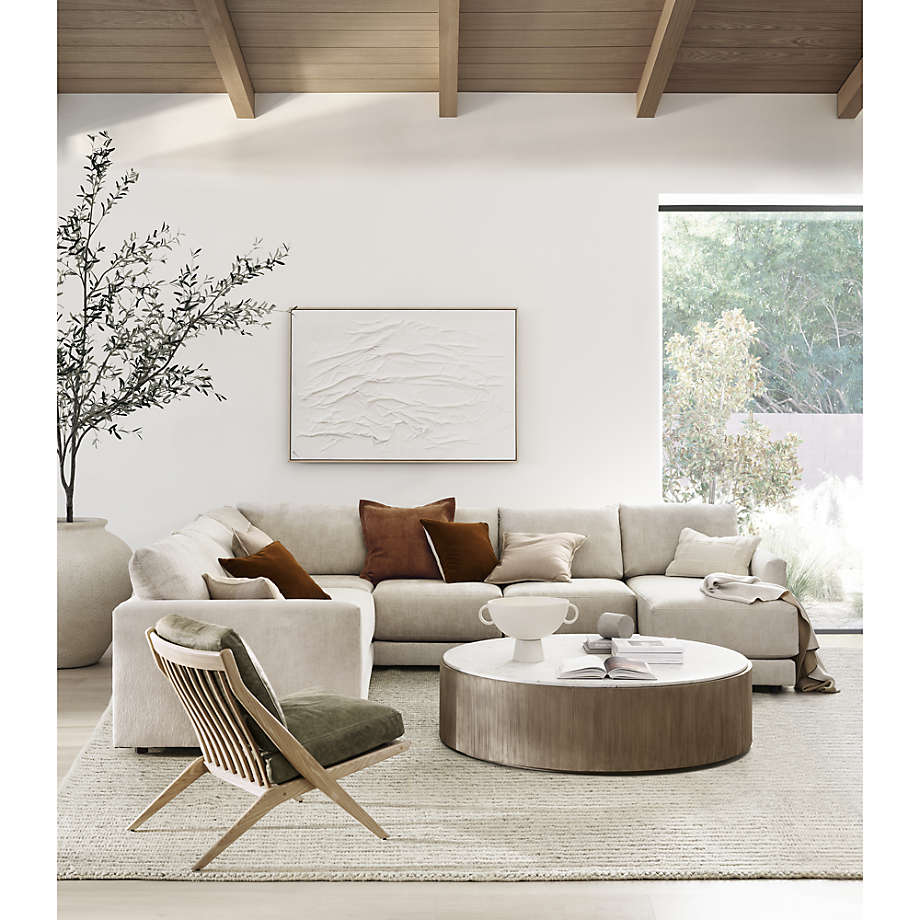 Crate and barrel on sale sectional