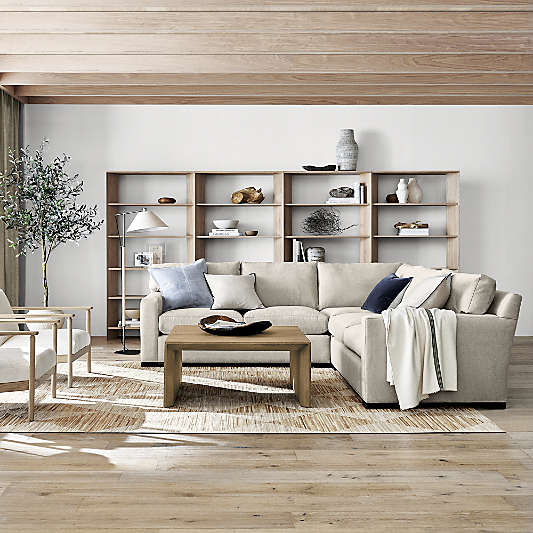 Axis 3-Piece L-Shaped Sectional Sofa