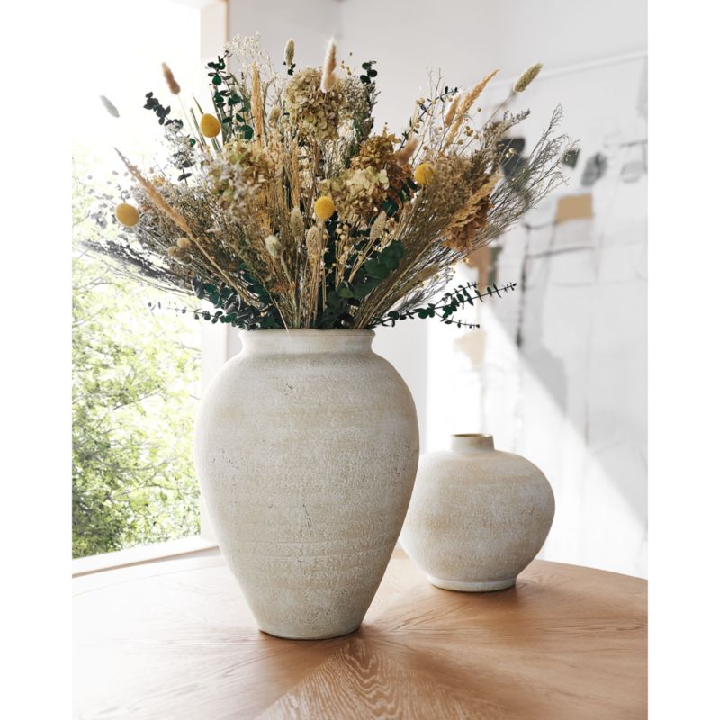 Ophelia Matte Black Large Vase  17"