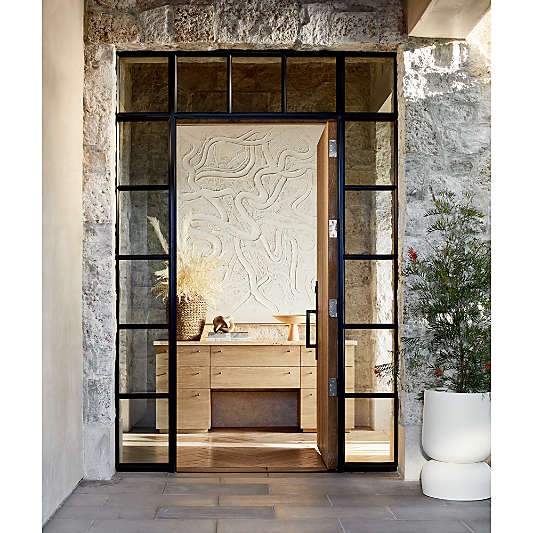 Medium Handwoven Seagrass Vase 17"