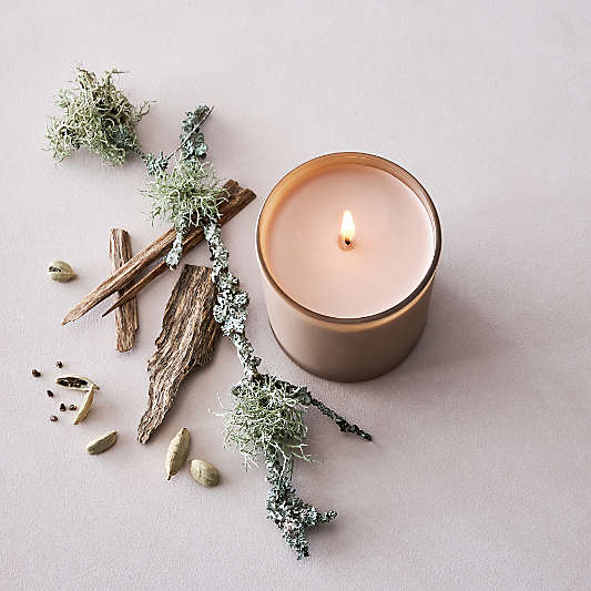 Monochrome No. 4 Suede Scented Candles and Reed Diffuser - Cardamom, Amber and Oakmoss