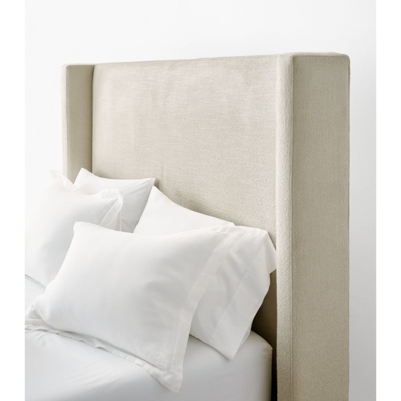 Arden 60" Ivory King Upholstered Headboard