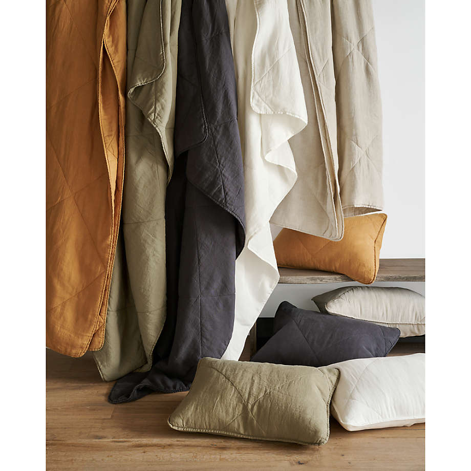 Quilted pillow hot sale shams