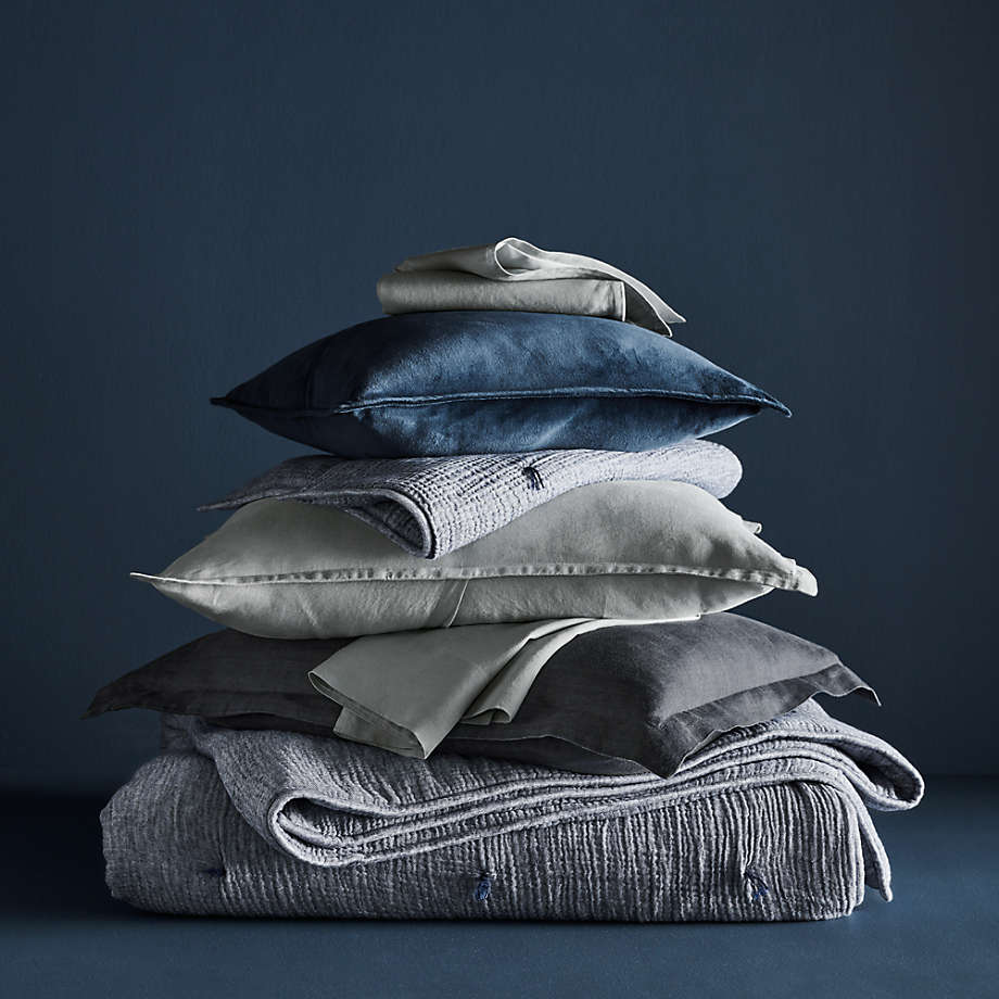 Grey velvet pillow cover sales