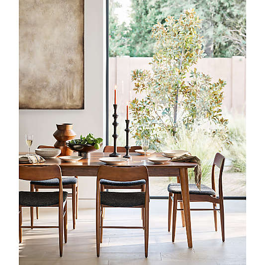 Tate Warm Brown Wood Dining Chair