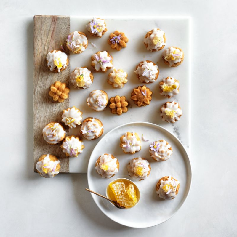 Wood Marble Square Platter - image 1 of 15