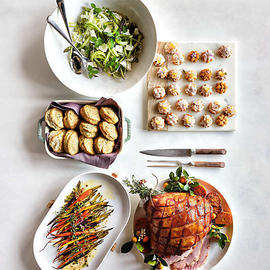 Mercer White Round Porcelain Platter