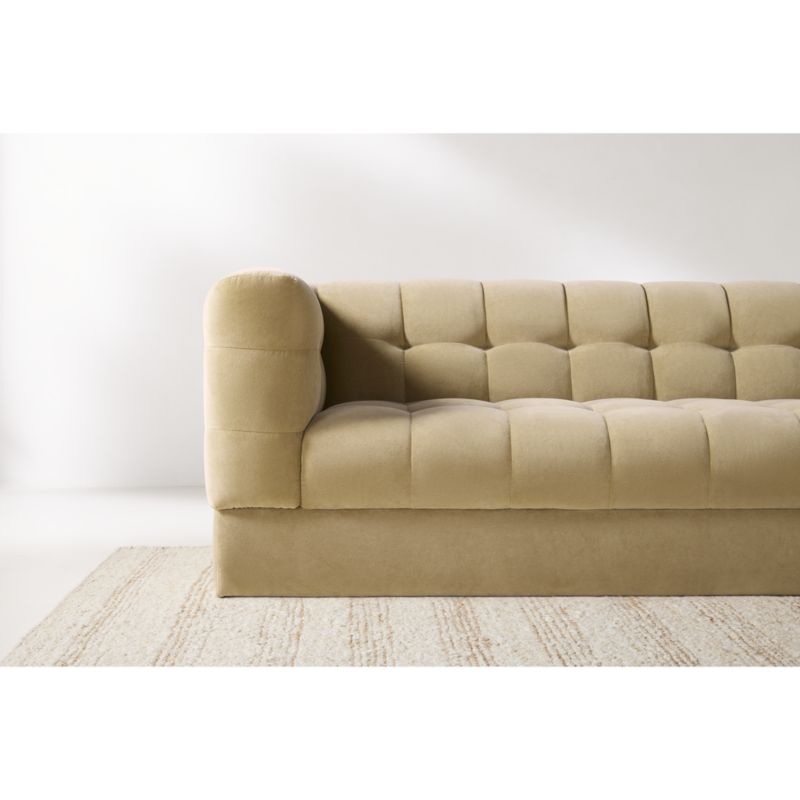 Chiltern Velvet Tufted Sofa 94" - image 5 of 12