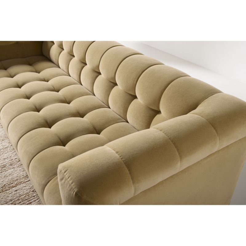 Chiltern Velvet Tufted Sofa 94" - image 6 of 12