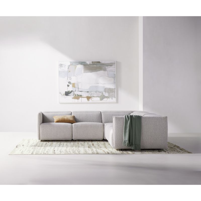 Bozeman Wool Textured Taupe Area Rug 8'x10'