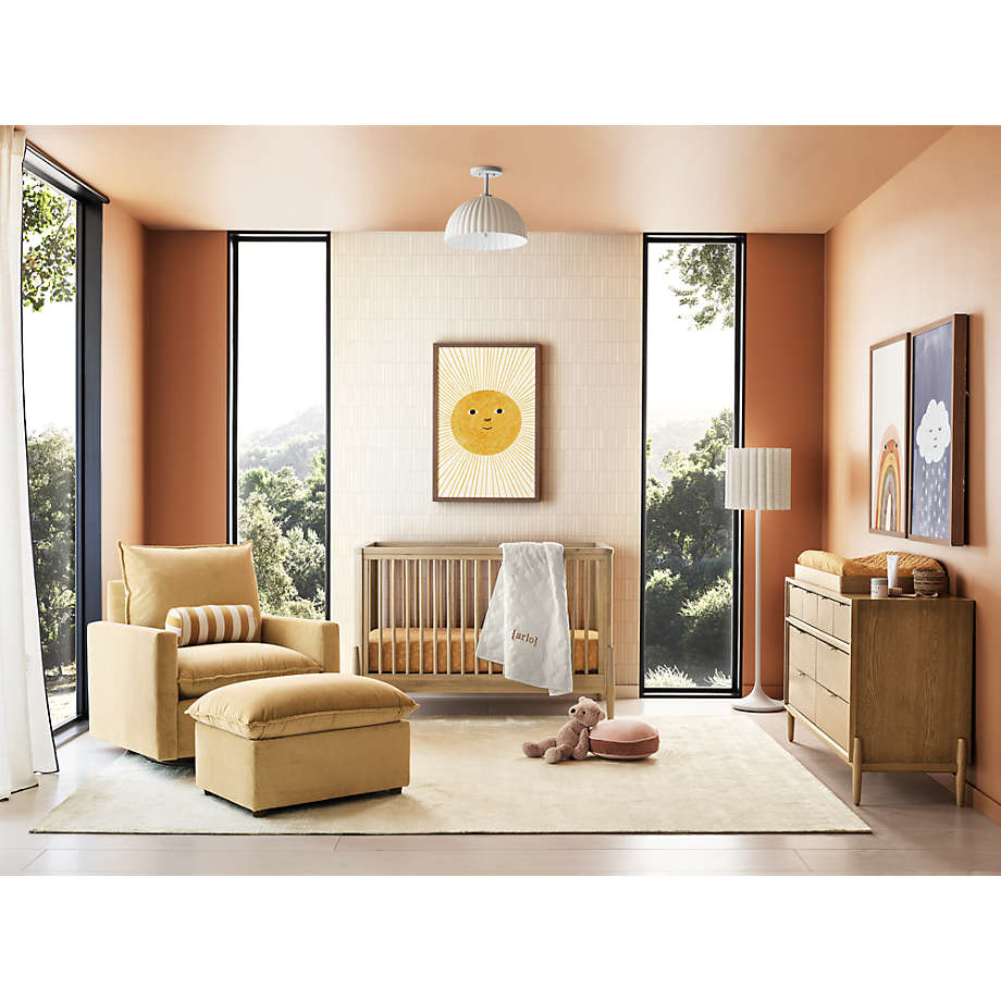West elm glider nursery top