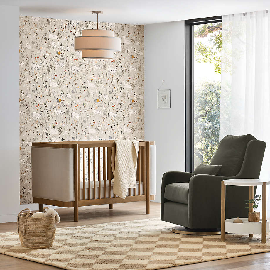 Swivel rocking chair shop for baby nursery