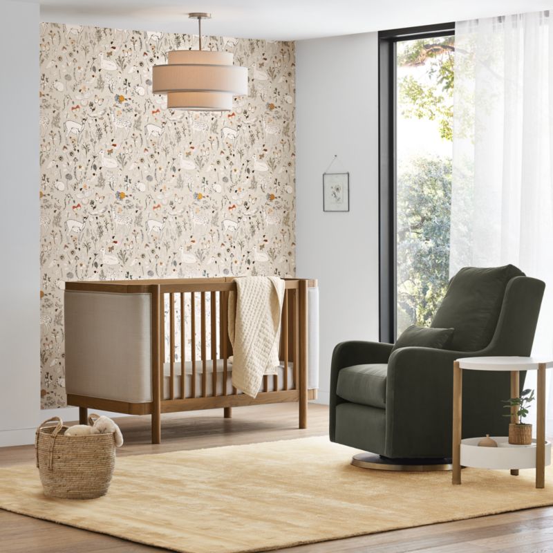 Green nursery glider best sale