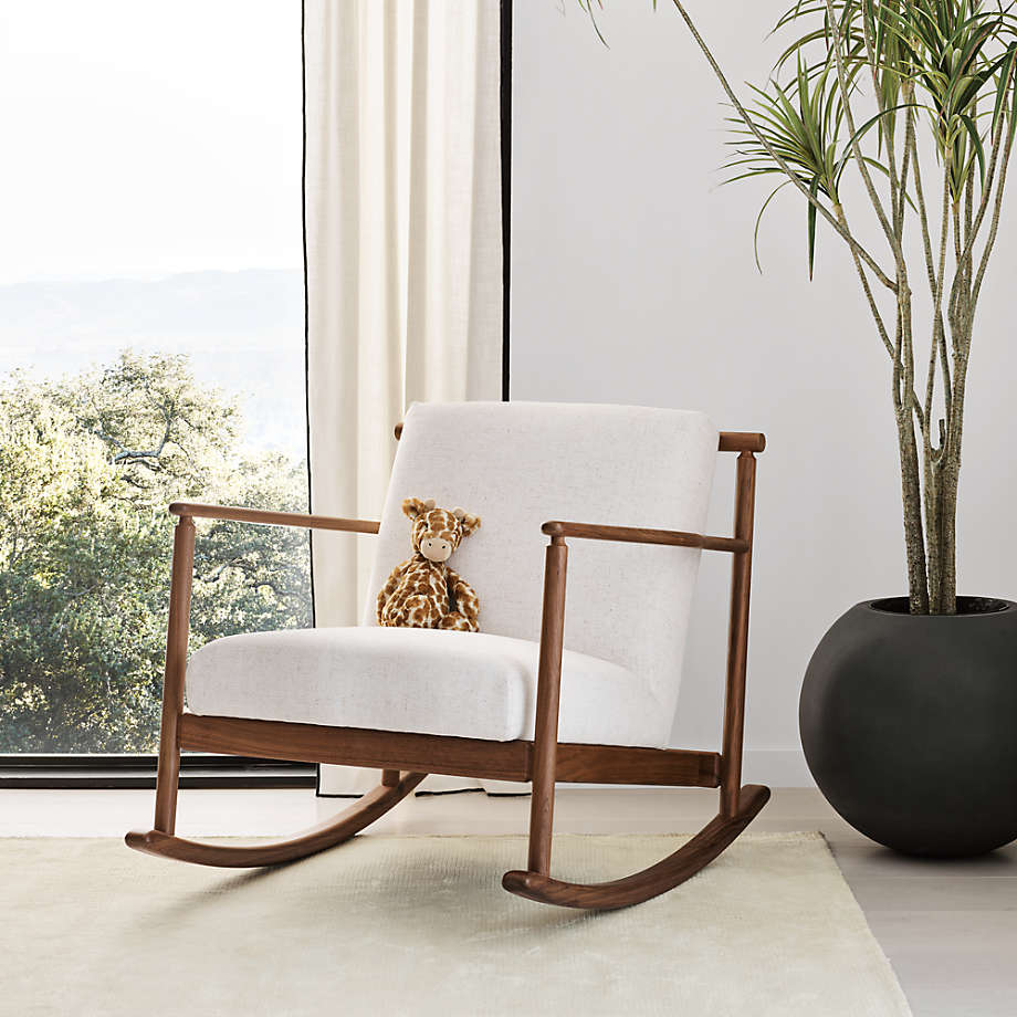 Mid century modern best sale rocking chair nursery