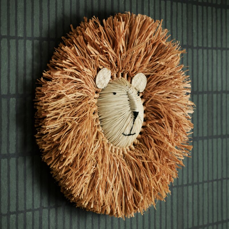 All Across Africa Lion Head Wall Decor