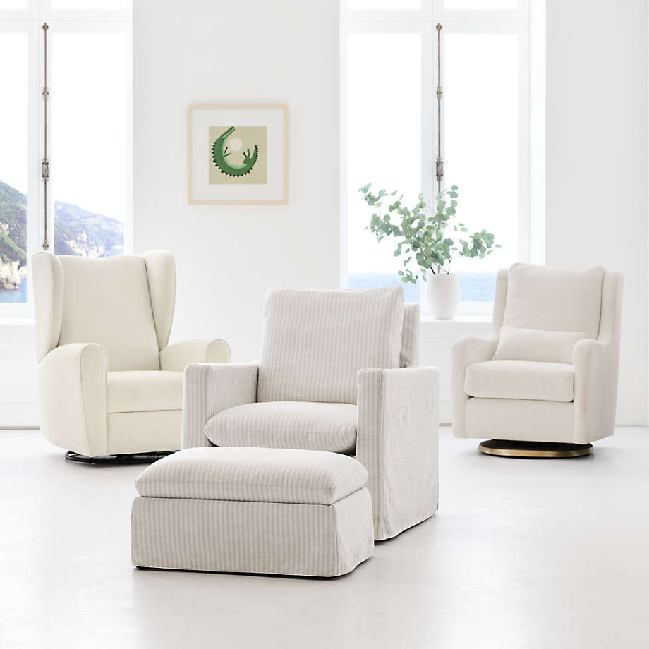 Crate and hotsell barrel glider recliner