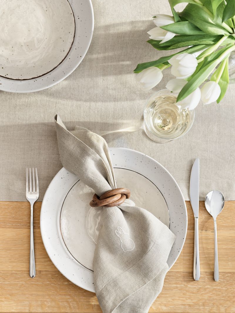 3-Ring Wood Napkin Ring + Reviews | Crate & Barrel