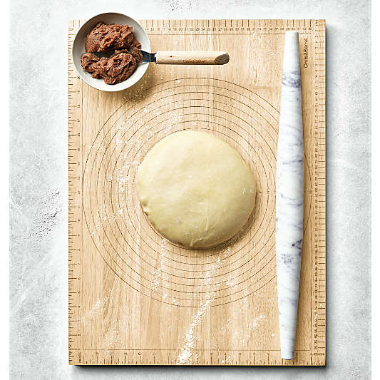 Crate & Barrel Wood Pastry Board