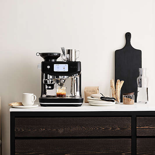 Breville ® Oracle ® Jet Automatic Espresso Machine in Black Truffle