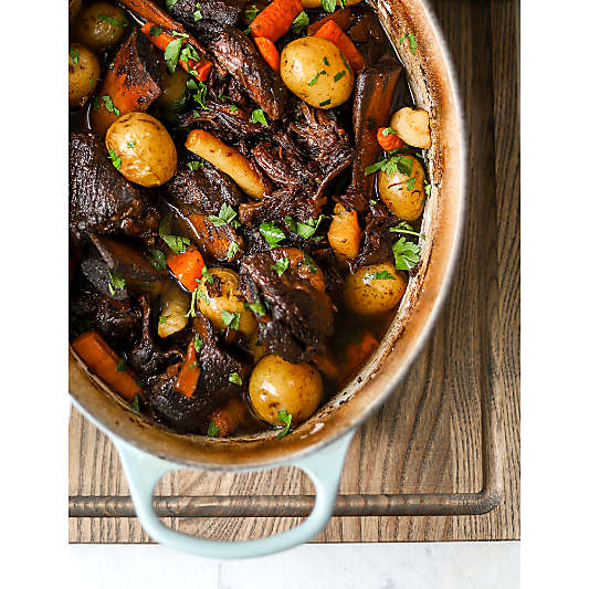 Le Creuset ® Signature 6.75-Qt. Sea Salt Enameled Cast Iron Oval Dutch Oven
