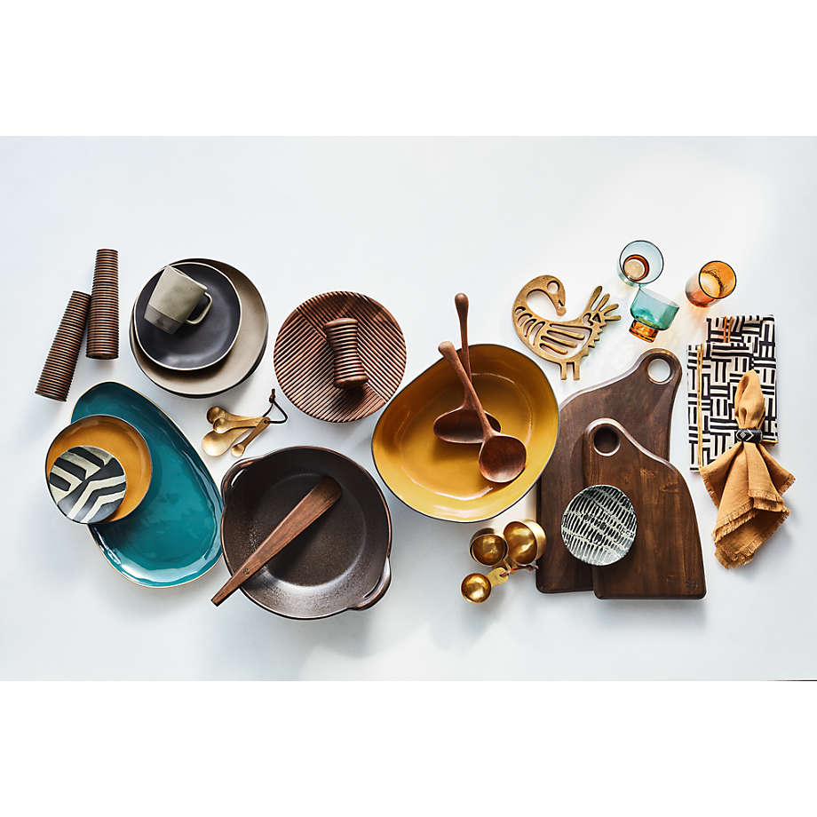 Dua Wooden Serving Utensils by Eric Adjepong, Set of 2 | Crate & Barrel