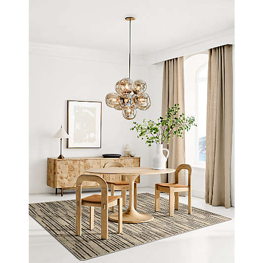 Etienne Glass Chandelier Light