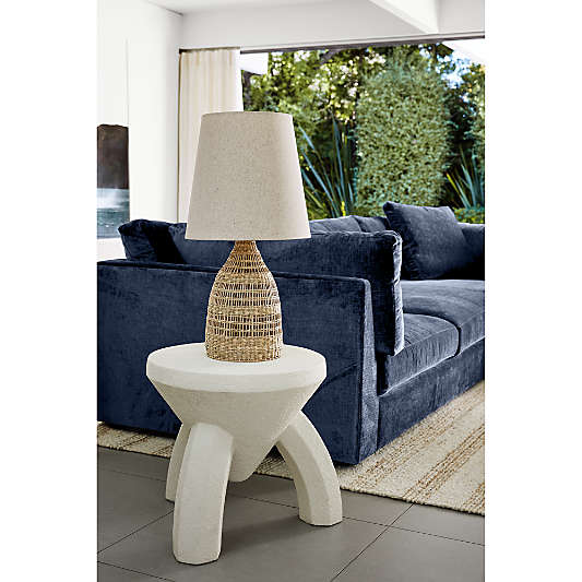 Nossa Woven Seagrass Table Lamp 28"