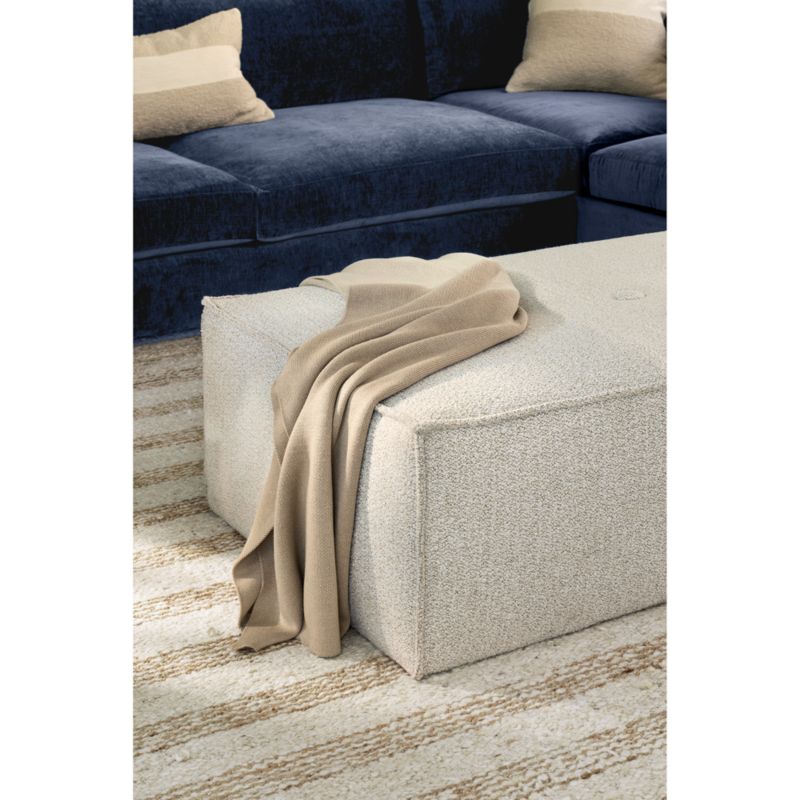 Fireside Rectangle Upholstered Ottoman - image 2 of 6