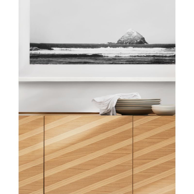 Raya Natural Wood Sideboard Cabinet - image 5 of 12