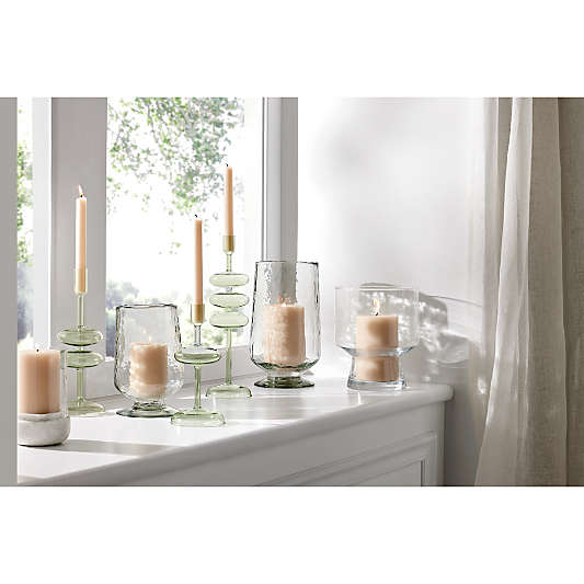 Laila Glass Hurricane Candle Holder 11"
