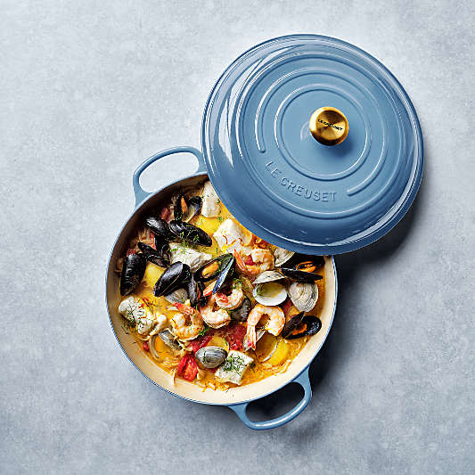 Le Creuset ® Signature 5-Qt. Chambray Enameled Cast Iron Braiser