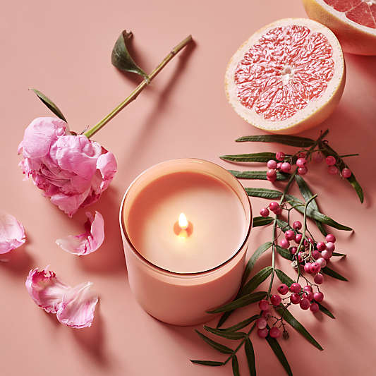 Monochrome No. 11 Bloom Scented Candles and Reed Diffuser - Grapefruit, Pink Peppercorn and Peony