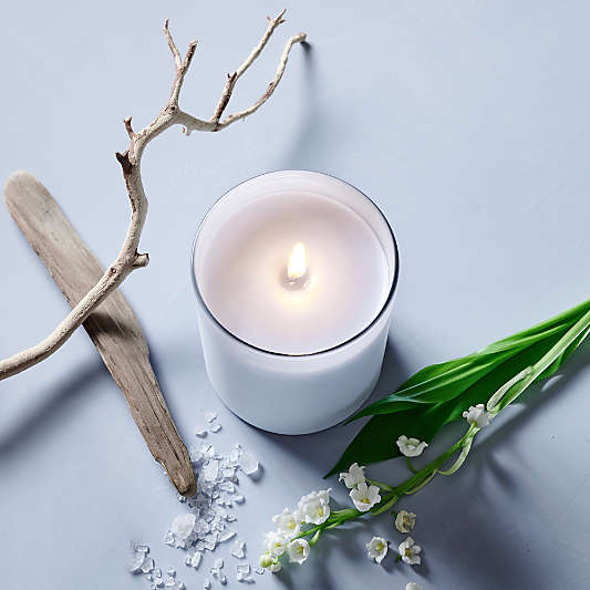 Monochrome No. 10 Ocean Scented Candles and Reed Diffuser - Sea Salt, Lily of the Valley and Driftwood
