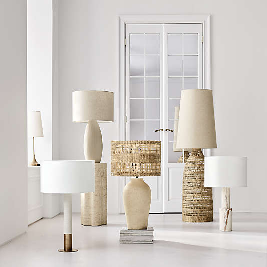 Nossa Woven Seagrass Floor Lamp 57.5"