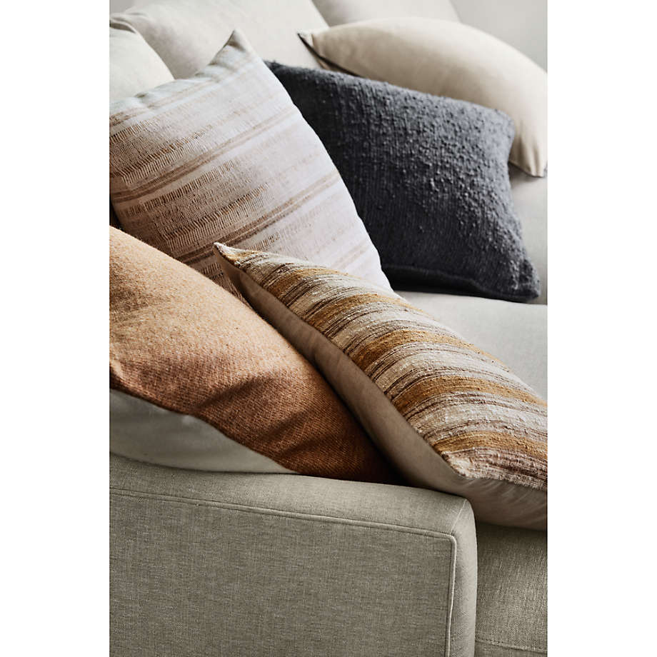Yellow cheap stripe pillow