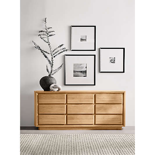 Gather Natural Oak Wood 9-Drawer Dresser