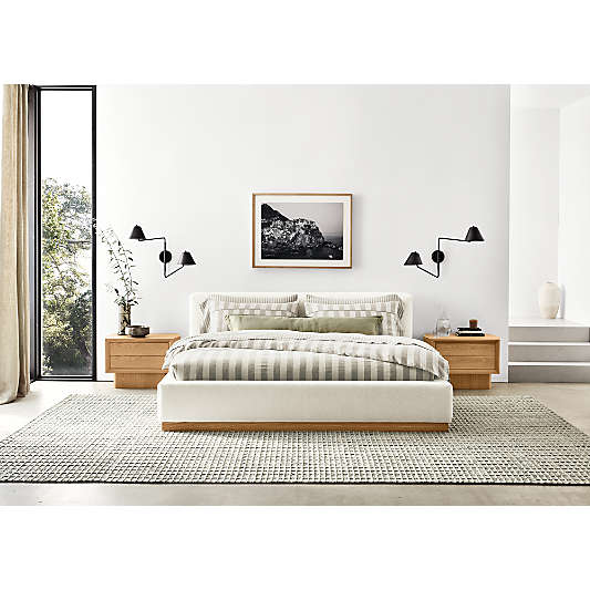 Gather Ivory Upholstered Bed