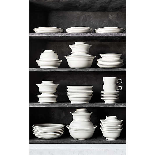 Jamesware White Stoneware The Main Dish