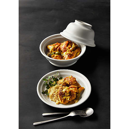 Jamesware White Stoneware Cereal Bowl