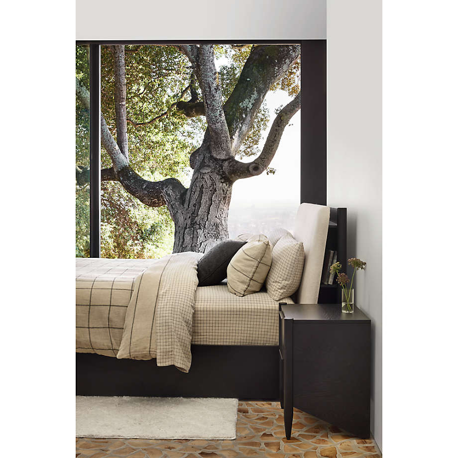 Crate and store barrel black bed
