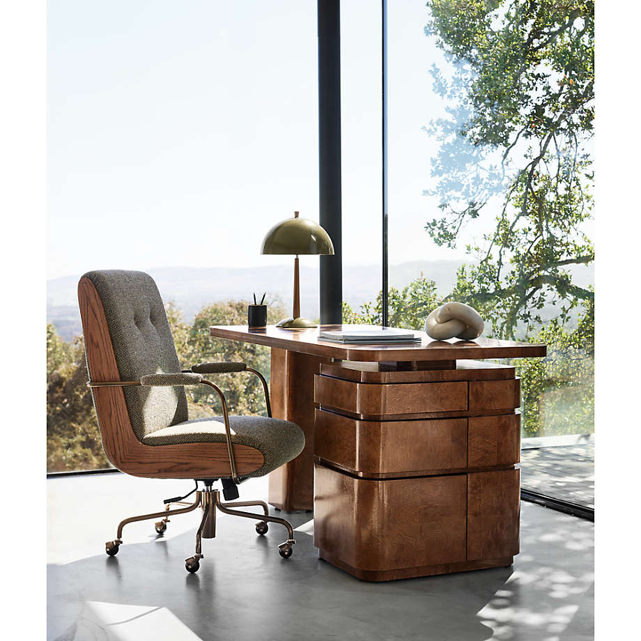 High back mid hotsell century office chair
